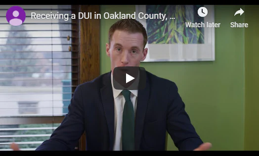 Video of attorney Mike Kelly sitting down and discussing details on a DUI's in Oakland County, Michigan